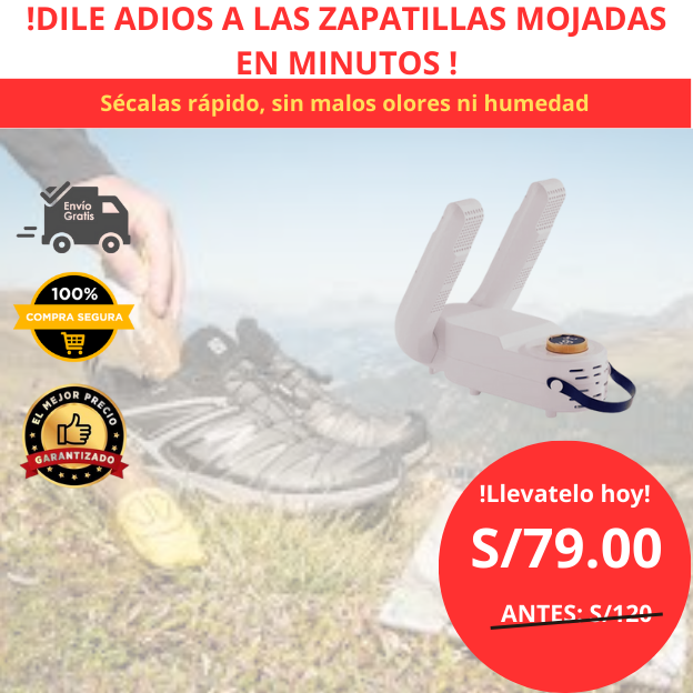 SECADOR DE ZAPATILLAS ELECTRICO