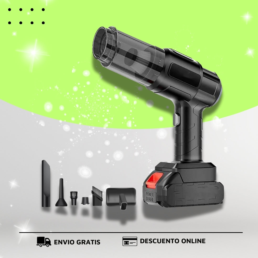 ASPIRADORA DE MANO RECARGABLE